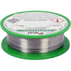 Припой без свинца CYNEL : Ø0,7 мм, Sn99,3-Cu0,7 проволочный на катушке с флюсом m= 100 г (76851)