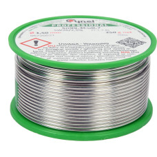 Припой без свинца CYNEL : Ø1,5 мм, Sn99,3-Cu0,7 проволочный на катушке с флюсом m= 250 г (76855)