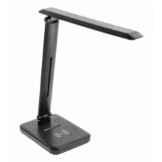 Настольная лампа с индукционной зарядкой GTV IZUKA LED 6W CCT черная (power bank) LB-IZK6WCCT-10