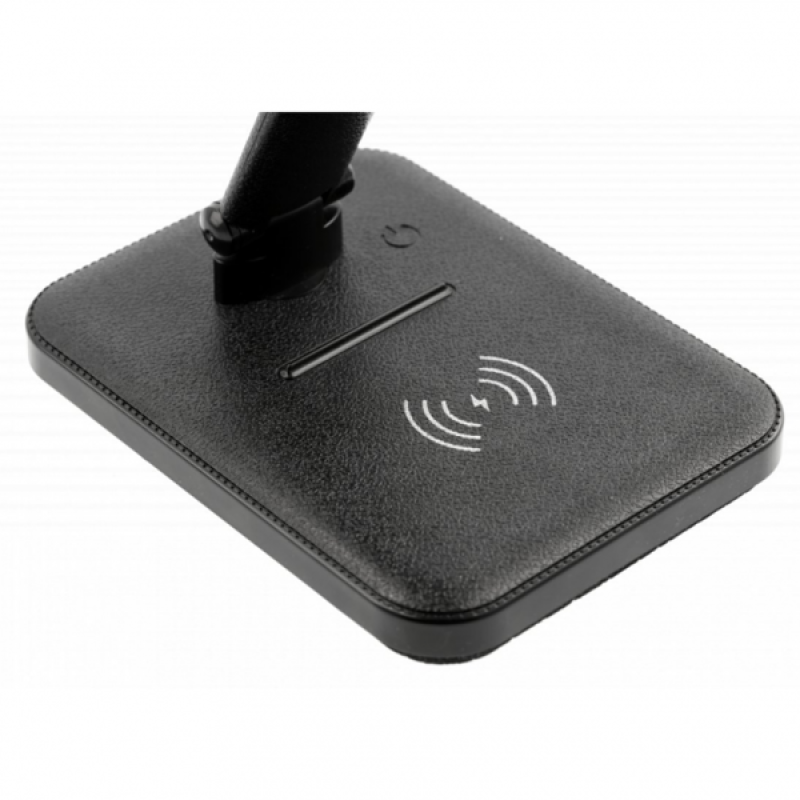 Настольная лампа с индукционной зарядкой GTV IZUKA LED 6W CCT черная (power bank) LB-IZK6WCCT-10