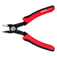 Бокорезы для проводников YATO, L=140 мм, со съемником изоляции Ø= 0,8-2.6 мм² (YT-22640)