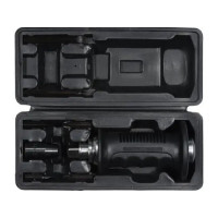 Отвертка реверсивная ударная YATO : L= 175, трещотка, 6 насадок, CrV [Футляр] YT-28003