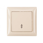 Выключатель 1-кл проходной крем 3315 PRIMERA LUXEL