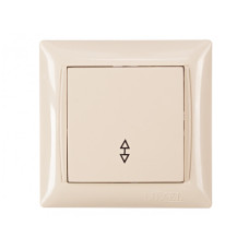Выключатель 1-кл проходной крем 3315 PRIMERA LUXEL