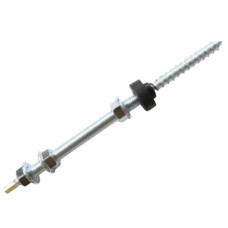 Комбинированный винт-шуруп 10х200 мм (комплект) оцинкованный