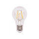 Лампа LED A60 230V 9w  930Lm  E27 2700K FILAMENT  LUXEL (073-H)