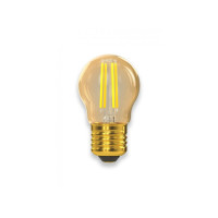 Лампа LED G45  filament golden 5w E27 2500K Шар 10шт/уп LUXEL (075-HG)
