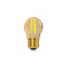 Лампа LED G45  filament golden 5w E27 2500K Шар 10шт/уп LUXEL (075-HG)
