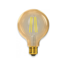 Лампа LED G95  filament golden 8w E27 2500K Куля LUXEL (078-HG)