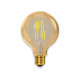 Лампа LED G95  filament golden 8w E27 2500K Куля LUXEL (078-HG)