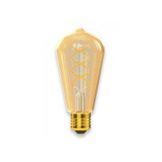 Лампа ST64  filament golden spiral 6w E27 1800K  LUXEL (079-HG)
