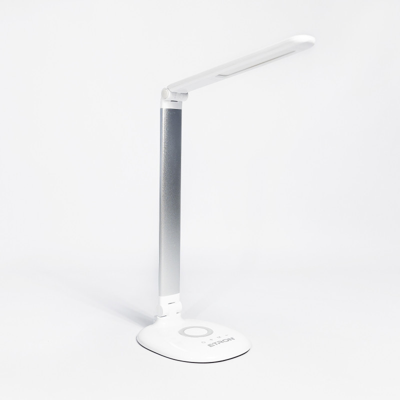 Настольная лампа ETRON 8W 3000-6000K White-silver (серебро)