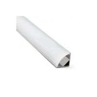 ПФ-9 New Профиль угловой матовый (+рассеиватель) 2м