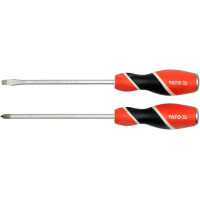 Набор отверток ударных YATO: (SL6/PH2) x 150 мм. 2 шт (YT-25998)