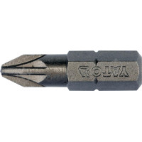 Насадка отверточная YATO: "Pozidriv" PZ2 x 25 мм. HEX 1/4". 10 (Уп/Шт.) YT-78135