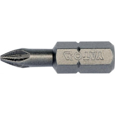 Насадка викруткова YATO : "Pozidriv" РZ1 x 25 мм. HEX 1/4". 10 (Уп/Шт.) YT-04702