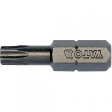 Насадка отверточная YATO: "TORX" T25 x 25 мм. HEX 1/4". 10 (Уп/Шт.) YT-78144