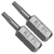 Насадка викруткова YATO : TORX T9 x 25 мм, HEX 1/4", AISI S2, 2 шт (YT-77901)