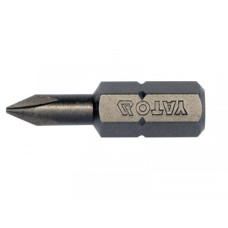 Насадка викруткова YATO : "Philips" РH0 х 25 мм. HEX 1/4". 10 (Уп/Шт.) YT-78130