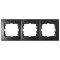 Рамка 3-я горизонтальная антрацит 705-4200-148 LESYA