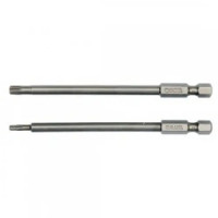 Набір насадок викруткових YATO : "TORX SECURITY" T20/T30, квадрат 1/4", L=100мм. 2 шт (YT-0492)