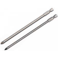 Насадка отверточная YATO: "Philips" PH1, PH2 x 150 мм, HEX 1/4". Набор 2 шт (YT-0489)