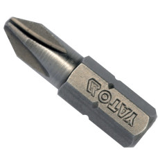 Насадка викруткова YATO : "Philips" PH2 х 25 мм. HEX 1/4". 10 (Уп/Шт.) YT-78132