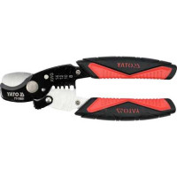 Ножницы проволоки YATO : Ø=10,5/3 мм, со съемником изоляции Ø=1.6-3.2 мм, l=170 мм (YT-19691)