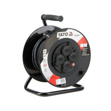 Удлинитель сетевой YATO: l=30м. до 16 А на катушке; кабель 3-жильный S=1,5 мм² (YT-81053)
