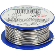 Припой для пайки меди CYNEL : Ø 1.5 мм, проволочный на катушке m= 100 г (76880)