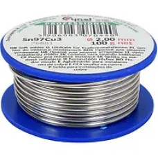 Припой для пайки меди CYNEL : Ø 2 мм, проволочный на катушке m= 100 г (76881)