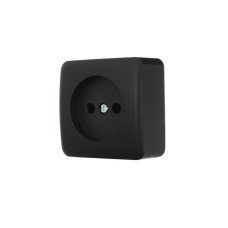 Розетка 1-на б/з антрацит 751-4200-121B VIOLA