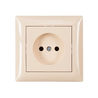 Розетка 1-на б/з крем 3301 PRIMERA LUXEL