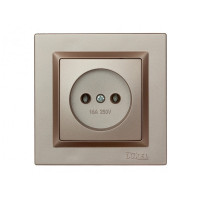 Розетка 1-на б/з терракот 9201 JAZZ LUXEL