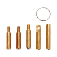 Наконечники для протягивателей кабелей YATO: медные, намагниченные с кольцом, 5 шт (YT-23201)