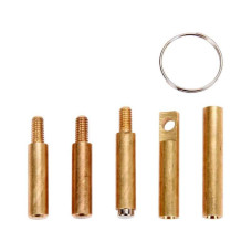 Наконечники для протягивателей кабелей YATO: медные, намагниченные с кольцом, 5 шт (YT-23201)