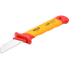 Нож для снятия изоляции YATO; l=180 мм, лезвие l=50 мм с диэлектр. изолированной ручкой (YT-21210)