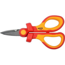 Ножницы универсальные YATO; Хр-ван l=160 мм с диэлектр. изолированными ручками 1000 В (YT-21200)