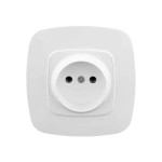 Розетка встроенная 16А 250V белая ELA (112-007-0005-010) Horoz Electric