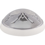 Светильник ERKA 1126 настенно-потолочный круглый белый/прозрачный E27 IP 20