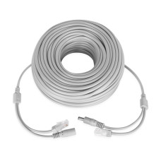 Патчкорд комбинированный по витой паре GreenVision GV-RJ-45+DC-40M