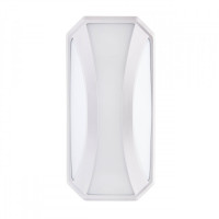 Светильник садово-парк. LED 24W 4200K 1800Lm 100-265V IP65 настенный белый TANGO 076-064-0024-040