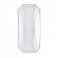 Светильник садово-парк. LED 24W 4200K 1800Lm 100-265V IP65 настенный белый TANGO 076-064-0024-040
