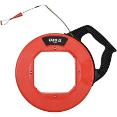 Пристрій для протягування кабелів на бобіні YATO : l= 30 м, Ø= 4 мм (YT-25015)
