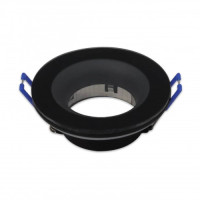 Светильник точечный Horoz со стеклом KAKTUS-R MR16 черный IP65 015-034-0001-020