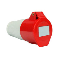 Штепсельное гнездо с зав. 3Р+Е переносное IP44 16A 380V Horoz Electric (122-002-0001-010)