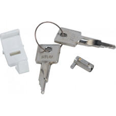 Замок для щитов серии Golf комплект 2 ключа Hager VZ794N
