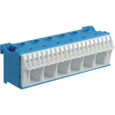 Блок N-клем QuickConnect 6×16 мм+20×4 мм ширина 105 мм Hager KN26N