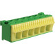 Блок PE-клем QuickConnect 6×16 мм+20×4 мм ширина 105 мм Hager KN26E
