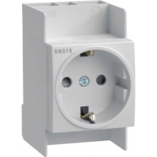Розетка с установкой на DIN-рейку 250В/16А Hager SN016